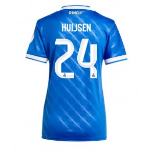Lacne Ženy Futbalové dres Real Madrid Dean Huijsen #24 2025-26 Krátky Rukáv - Tretina